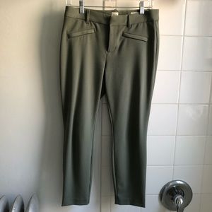 Olive Curvy Ankle Dress Pant